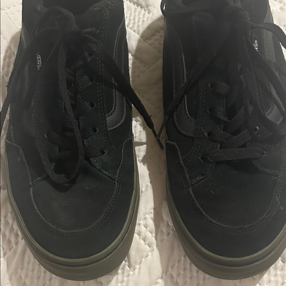 Vans Men's Black Lace-Up Sneakers